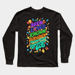 Divine Affirmation: Embracing Spiritual Identity Long Sleeve T-Shirt